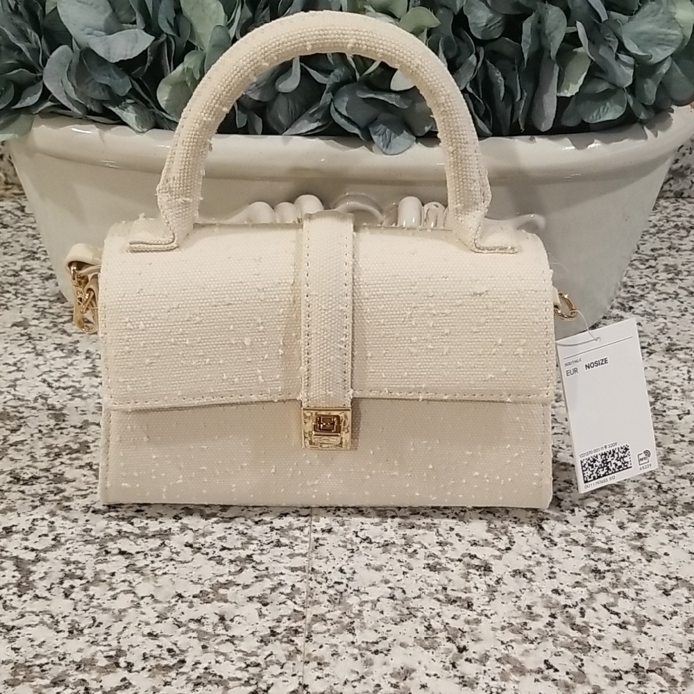 H&M Cream Satchel Bag